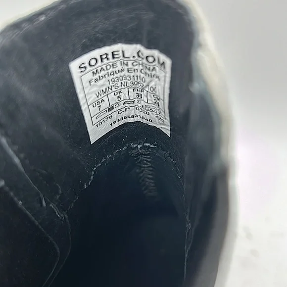 Sorel Joan Uptown Waterproof Leather Chelsea Ankle Boots Shoes **Size 7** 🌸🌸 - Picture 8 of 11